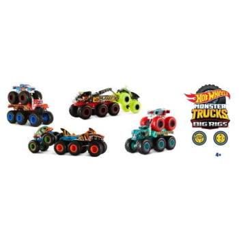 Hot Wheels Monster Trucks 6-kołowe ciężarówki mix
